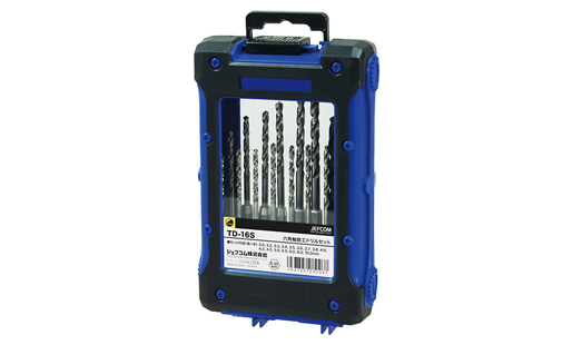 TD-16S 六角軸鉄工ドリルセット  ジェフコム 4937897082467